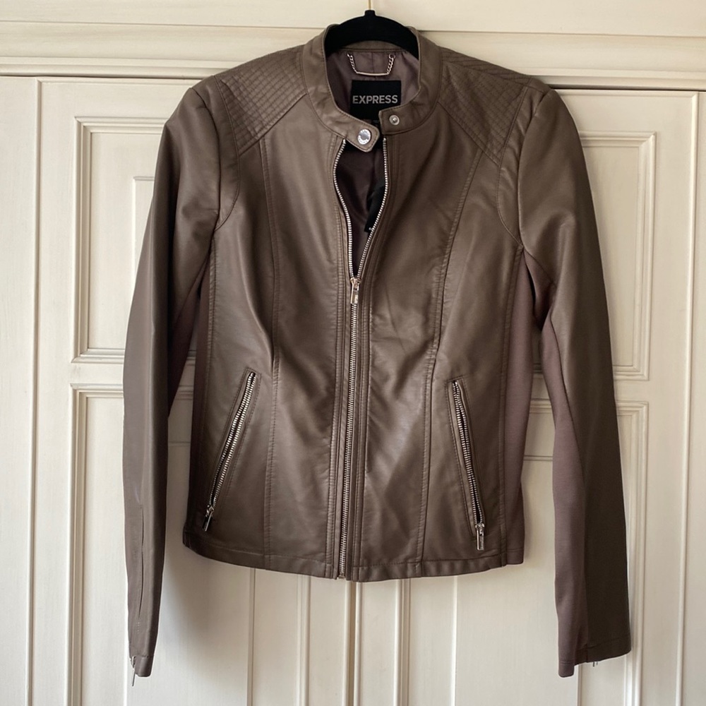 NWT Express Faux Leather Jacket